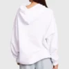 Graphic Pullover White Hoodie