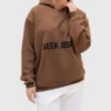 Brown Oversized Premium Hoodie