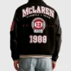 McLaren Abercrombie Black Varsity Jacket