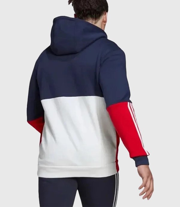 Essentials Colorblock Adidas Fleece Hoodie