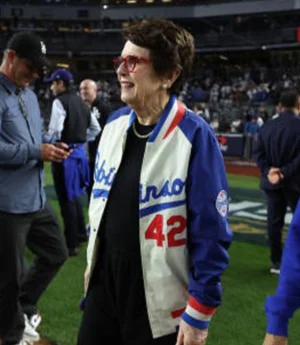 Billie Jean King World Series Champions Vintage Starter Jacket