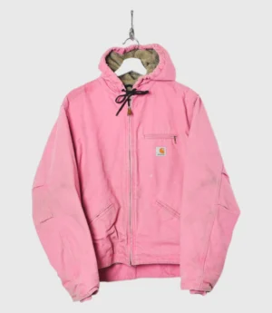 Pink Women's Carhartt Jacket with Hood