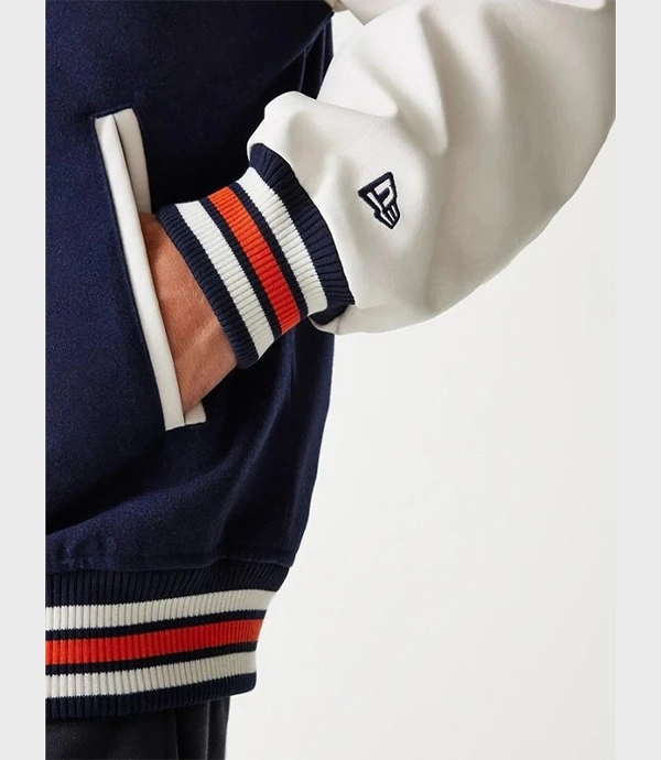 Chicago Bears Lil Durk Varsity Wool Jacket