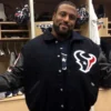 Texans JJ Wat Letterman Jacket