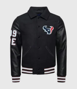 JJ Wat Texans Letterman Jacket
