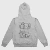 KAWS Holiday Changbai Mountain Zip Up Hoodie Grey