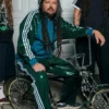 Korn X Adidas Green Sequin Tracksuit For Sale