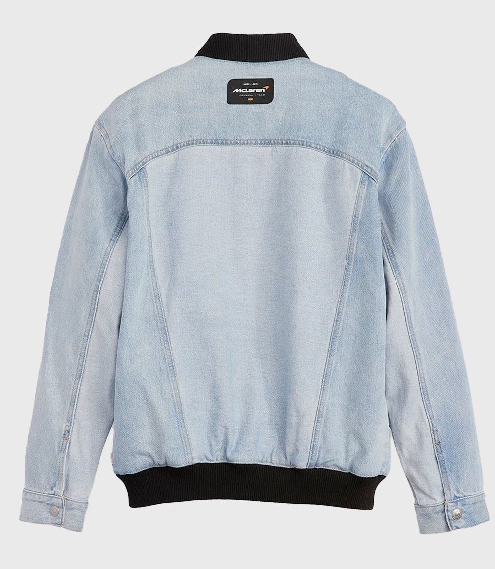Levi's x McLaren Formula 1 Racing Track Trucker Jacket Blue