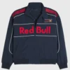 Hollister Oracle Red Bull Racing Graphic Track Blue Jacket