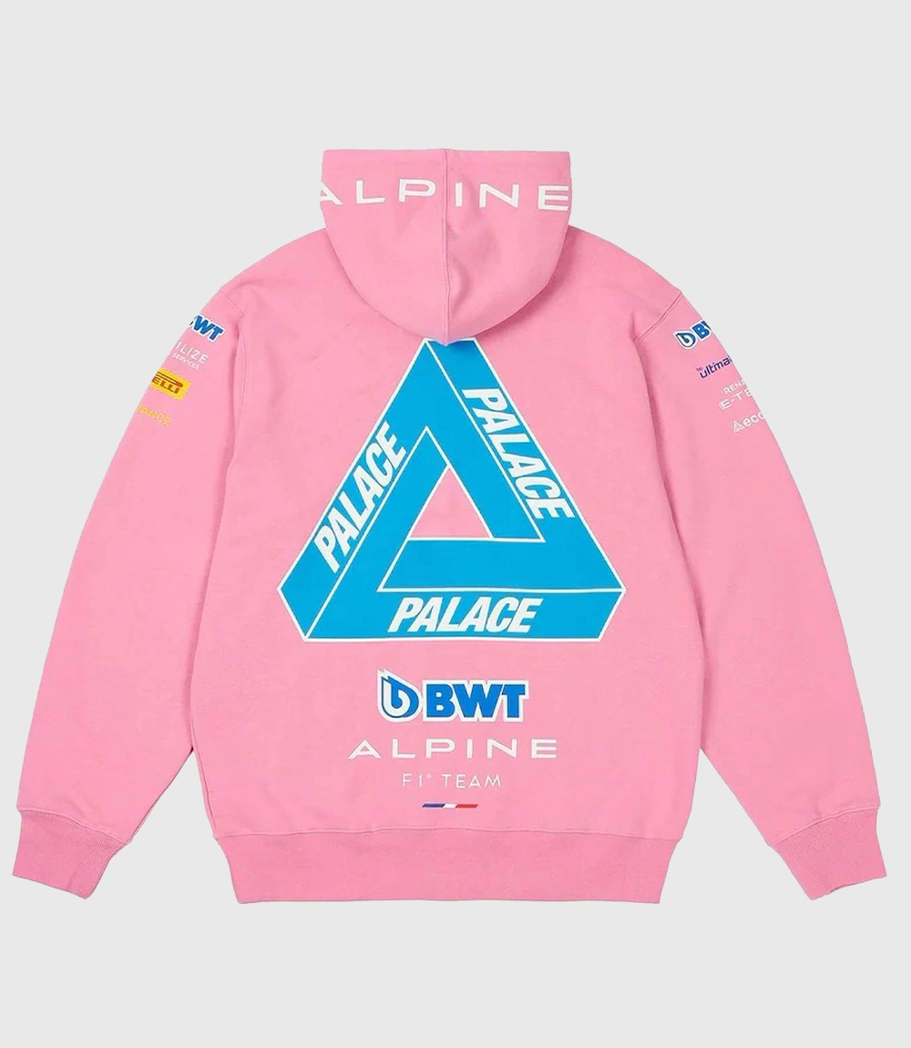 Palace x Kappa Alpine Pink Hoodie