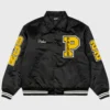 Black Palace Varsity Satin Jacket