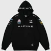 Unisex Palace x Kappa Alpine Hoodie Black