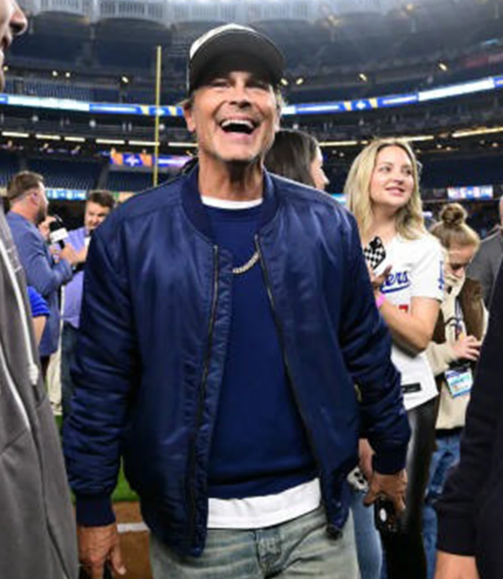 World Series Champions Rob Lowe Varsity Bomber Jacket