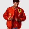 Scuderia Ferrari Formula 1 Team Varsity Bomber Jacket