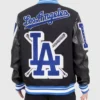 World Series Los Angeles Dodgers Magic Johnson Varsity Jacket