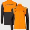 F1 McLaren Team Orange And Grey Zip-up Jacket
