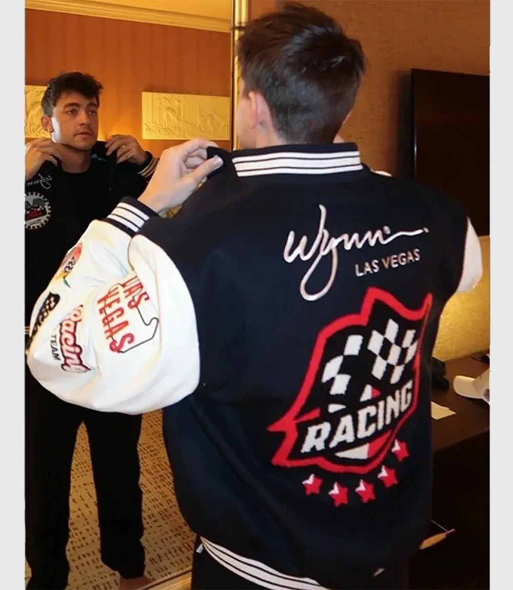 Jeff Hamilton Wynn Las Vegas Racing Varsity Jacket