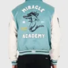 Charles Leclerc Mermaid Miracle Academy Blue & White Varsity Jacket