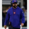 New York Giants Brian Daboll Sideline Blue Hoodie