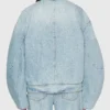 Brittany Mahomes Denim Bomber Jacket