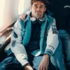 Charles Leclerc Mermaid Miracle Academy Varsity Jacket Blue & White
