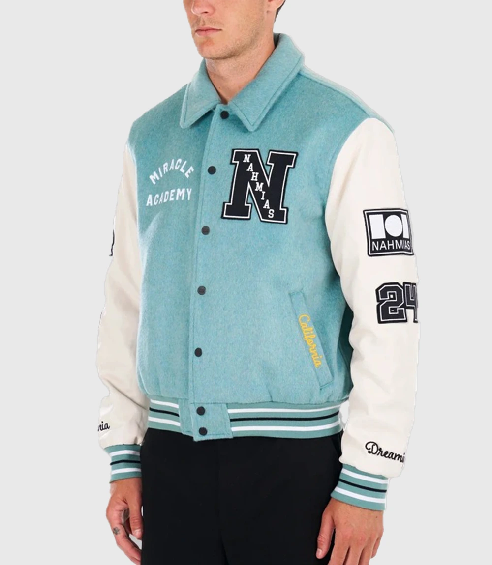 Charles Leclerc Mermaid Varsity Jacket