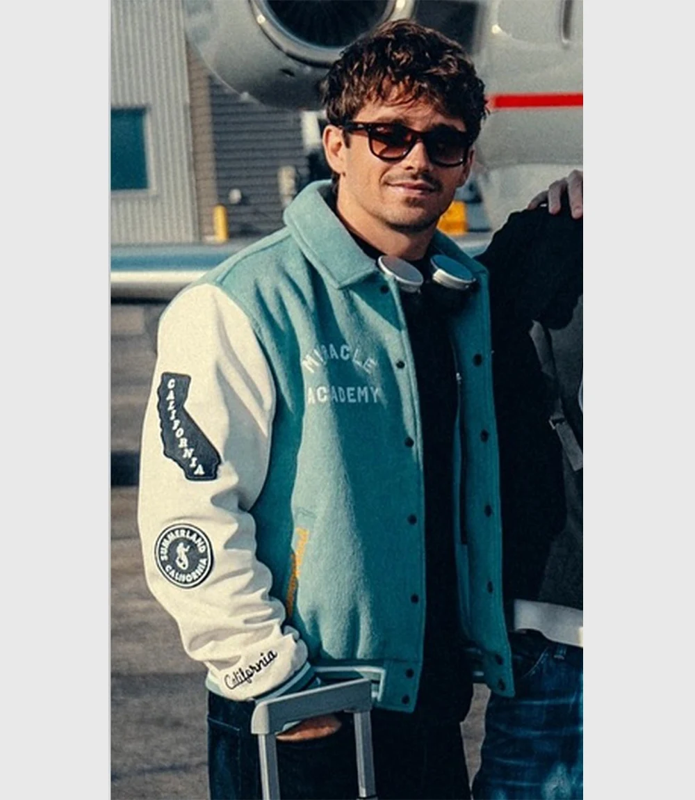 Mermaid Miracle Academy Charles Leclerc Varsity Jacket