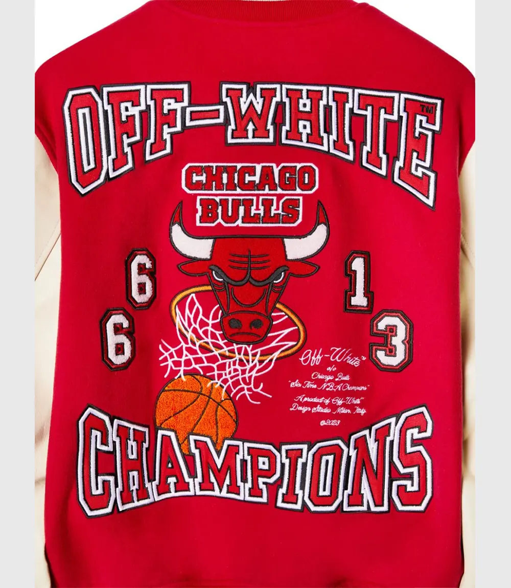 Hot Boy Turk Chicago Bulls Red Varsity Jacket