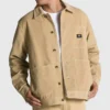 Xolo Maridueña Cobra Kai S06 Miguel Diaz Beige Jacket