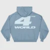 Oversized Cold Culture 4 The World Hoodie Shady Blue
