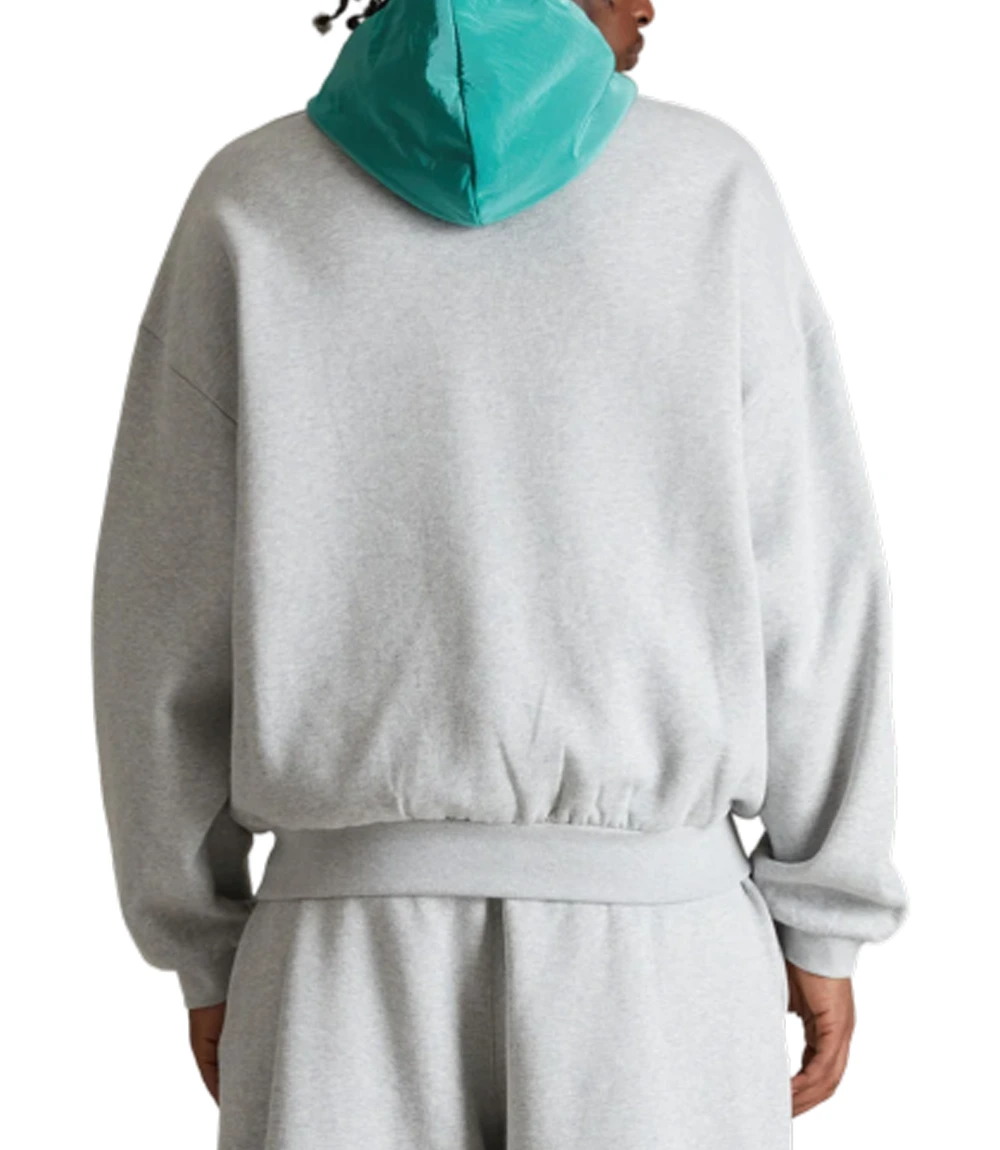 Grey Essentials Mint Leaf Hoodie