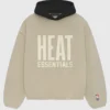 Oversized Fear Of God Essentials Heat Pullover Fleece Hoodie