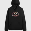 Batman 85th Anniversary Special Kith x Batman Logo Vintage Nelson Black Hoodie