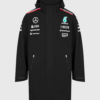 Mercedes AMG F1 Lewis Hamilton Black Rain Jacket