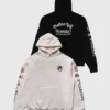 Malbon x formula 1 Grand Prix Showdown Hoodie Black And White