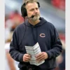 Chicago Bears Matt Eberflus Blue Sideline Club Hoodie For Sale