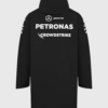 Lewis Hamilton F1 2024 Hooded Black Rain Jacket