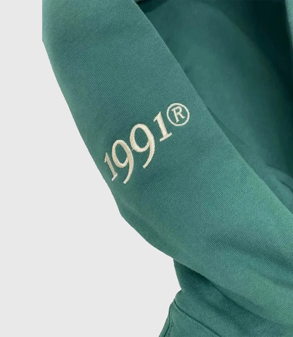 Midnight Organic Puff Print Hoodie