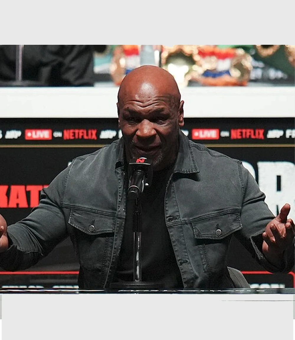 Trendy Mike Tyson Denim Jean Jacket