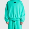 Pullover Fear of God Essentials Mint Leaf Hoodie For Unisex