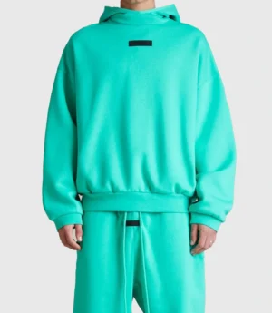 Pullover Fear of God Essentials Mint Leaf Hoodie For Unisex