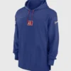 New York Giants Brian Daboll Sideline Hoodie Blue