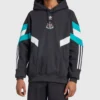 2024 Adidas Newcastle United FC Black Pullover Hoodie