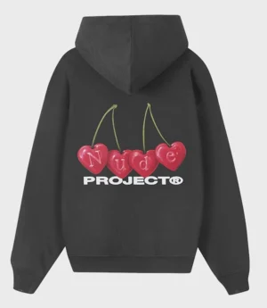 Nude Project Cherry Hoodie Black