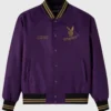 OVO Playboy Satin Varsity Jacket