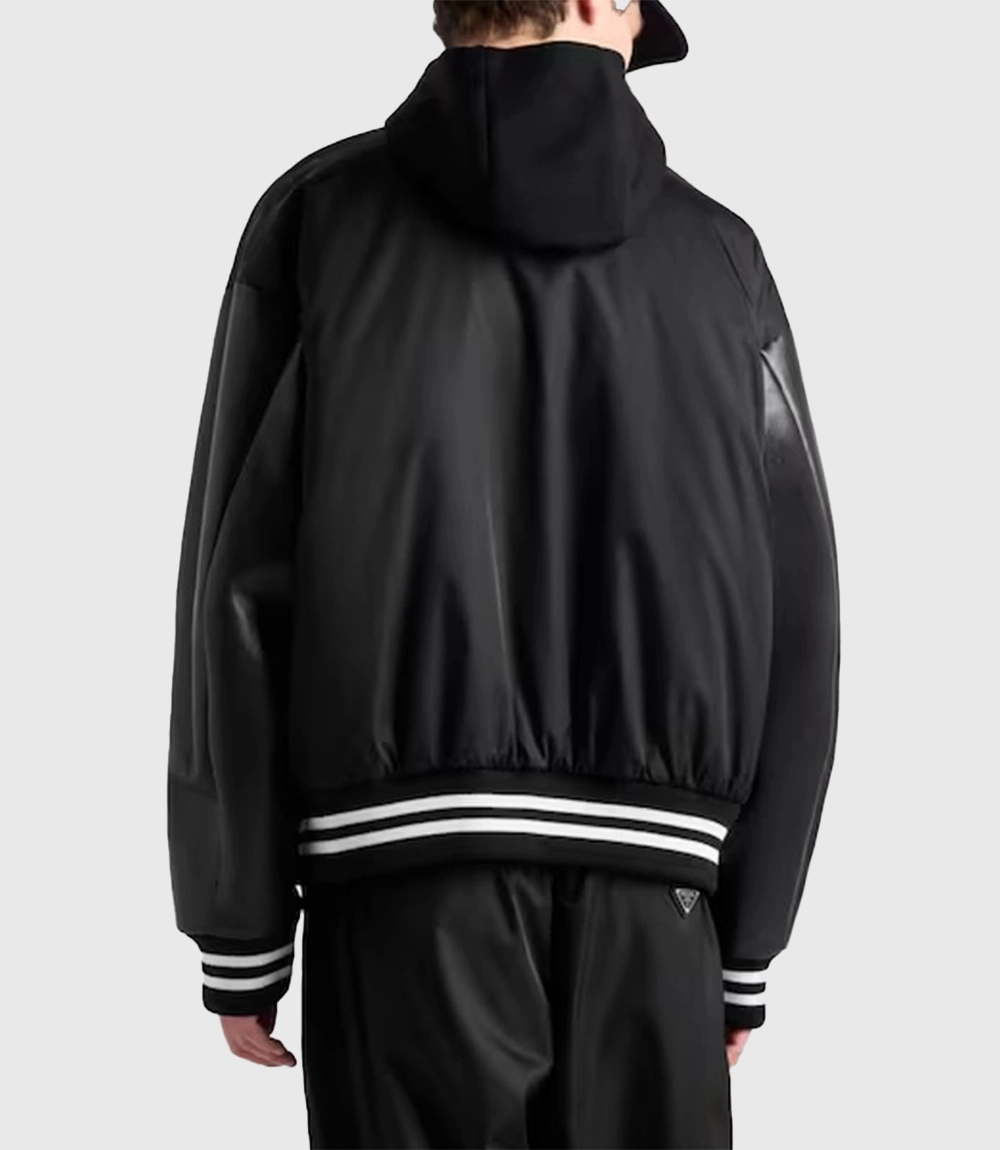 Patrick Mahomes Prada Black Bomber Jacket