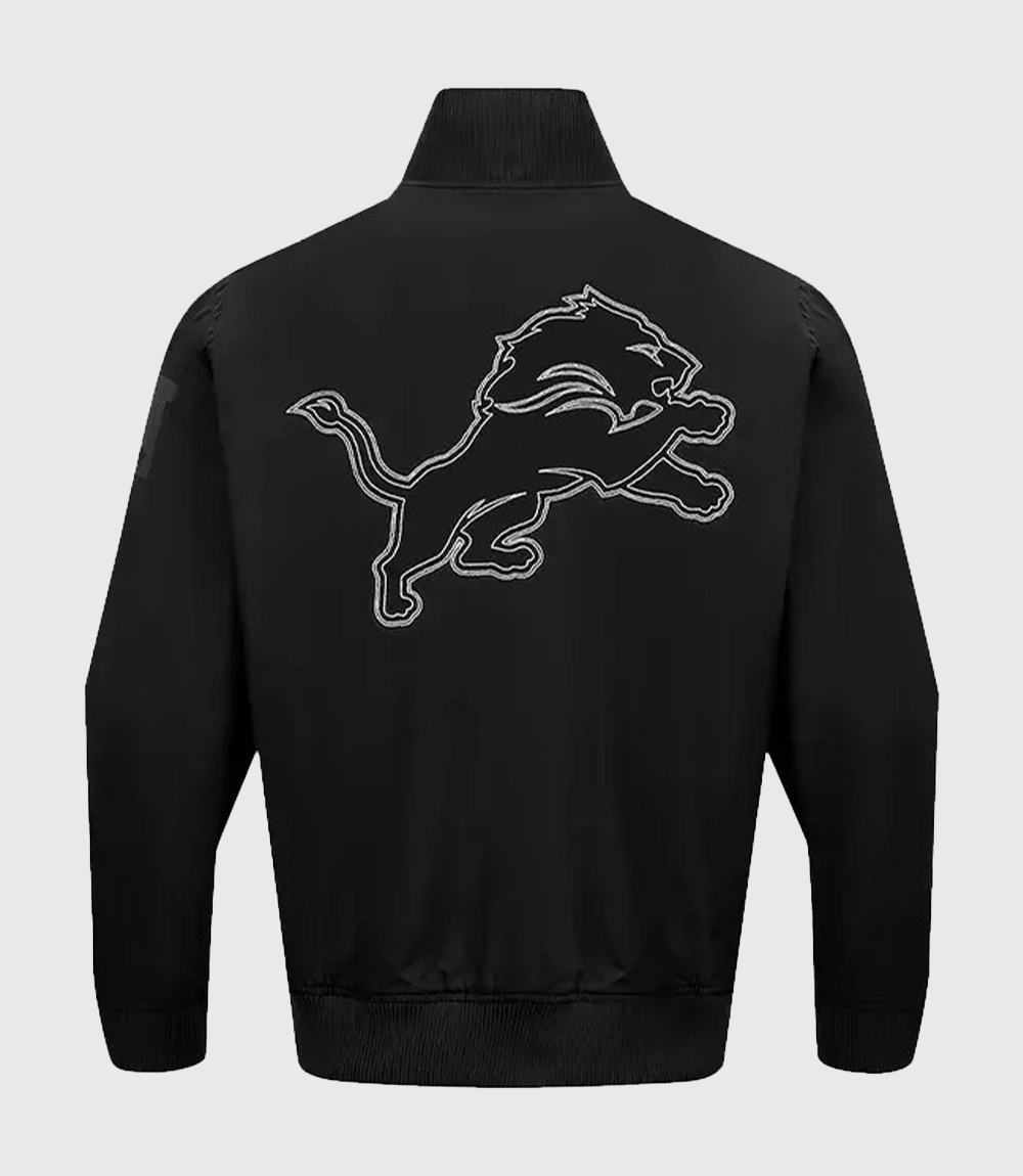 Paint The City Twill Eminem Detroit Lions Black Jacket