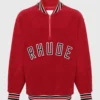 Jayden Daniels RHUDE Varsity Half-zip Jacket
