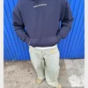 Oversized Nude Project Cherry Pullover Hoodie Blue