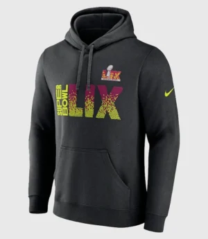 Pullover Super Bowl LIX Nike Club Hoodie Black